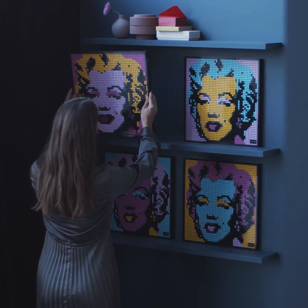 Brick Art Andy Warhol's Marilyn Monroe Kit