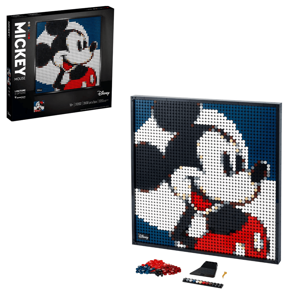 Pixel Brick Art Kit - Disney's Mickey Mouse
