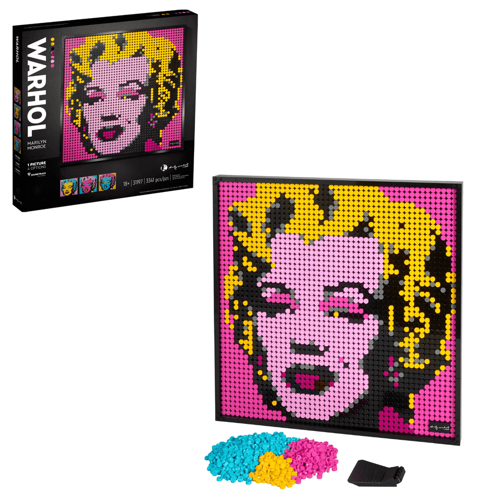 Pixel Brick Art Kit - Andy Warhol's Marilyn Monroe